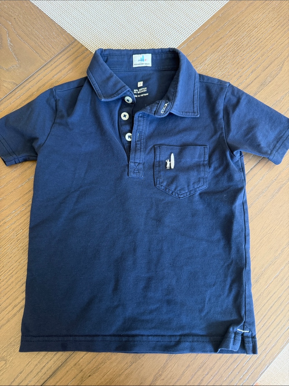 Johnnie-o Boys' Navy Polo Shirt